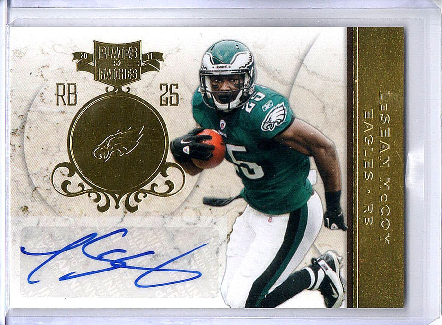 LeSean McCoy 2011 Plates & Patches Gold Auto Autograph Eagles #72 2/5