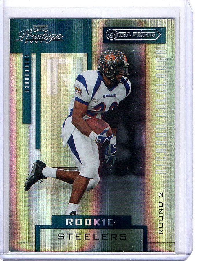 Ricardo Colclough 2004 Playoff Prestige RC Extra Points Steelers #180 17/25