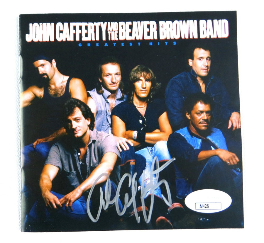 John Cafferty Signed Autographed CD Booklet and the Beaver Brown Band JSA