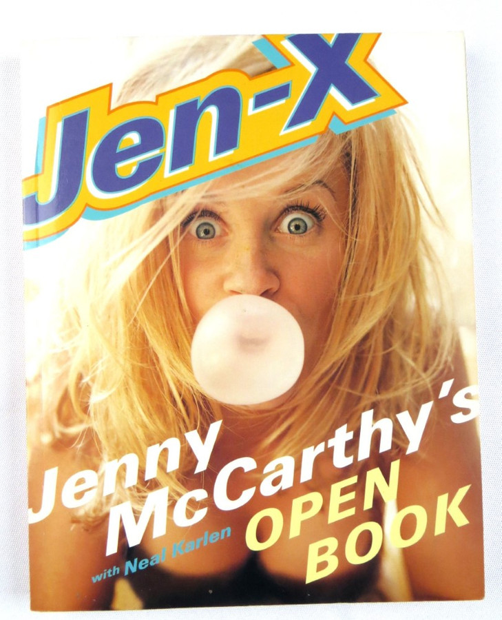 Jenny McCarthy Signed Autographed Softcover Book Jen-X Open Book JSA AH26795