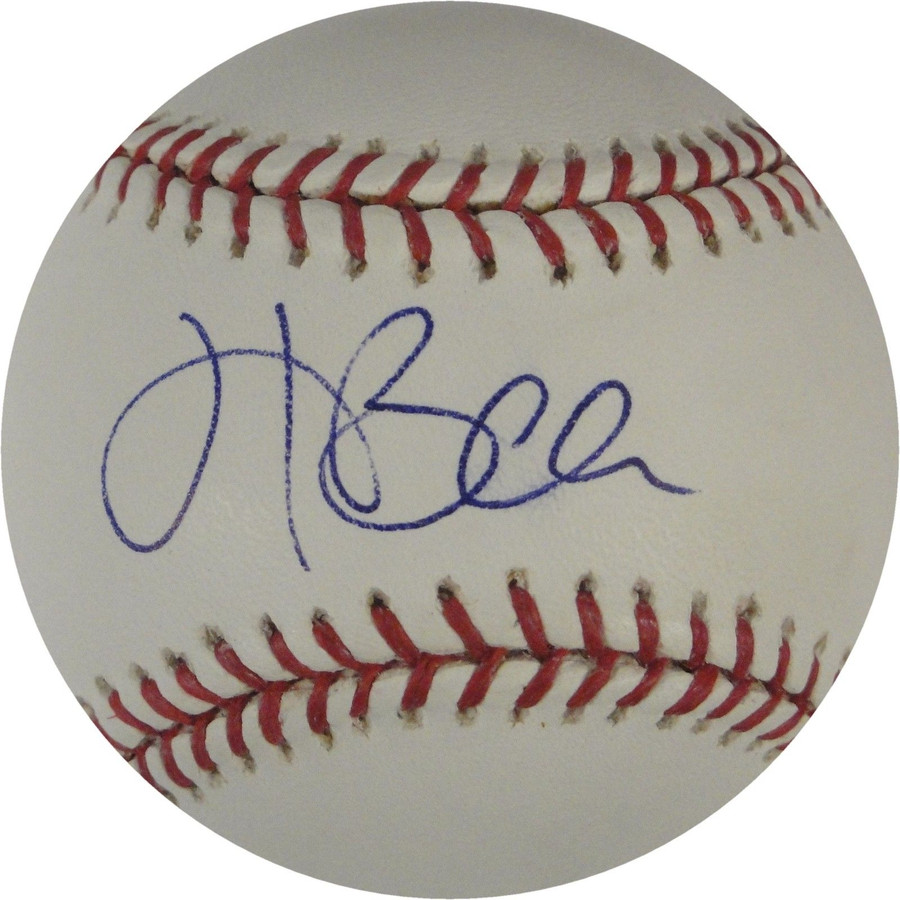 Hank Blalock Signed Autographed Major League Baseball Texas Rangers Blue ink