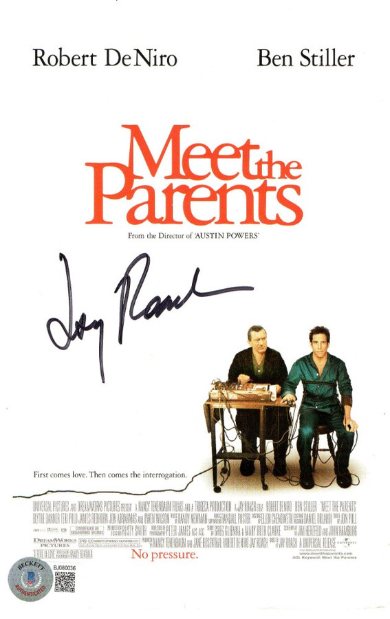Jay Roach Signed Autographed Large Postcard Photo Meet the Parents BAS BJ080036