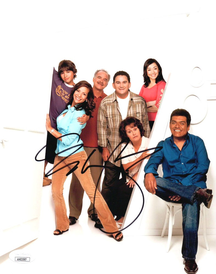 George Lopez Signed Autographed 8X10 Photo George Lopez Show Cast JSA AH03597