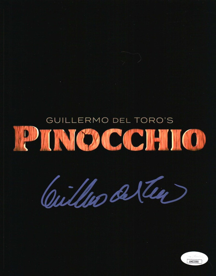 Guillermo Del Toro Signed Autographed 8X10 Photo Pinocchio JSA AH03590