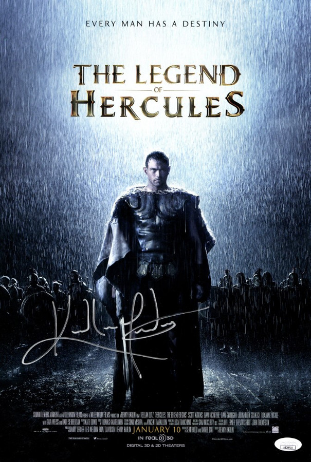 Kellan Lutz Signed Autographed 11X17 Poster The Legend of Hercules JSA AG39721