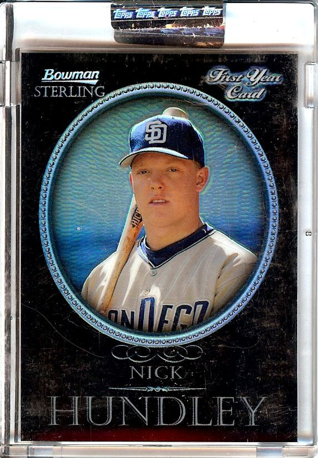 Nick Hundley 2005 Bowman Sterling Black Refractor Padres #BS-NH 05/25