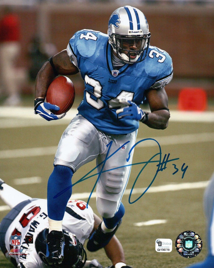 Kevin Jones Signed 8X10 Photo Autograph Packers Running Close-Up Auto GAI COA