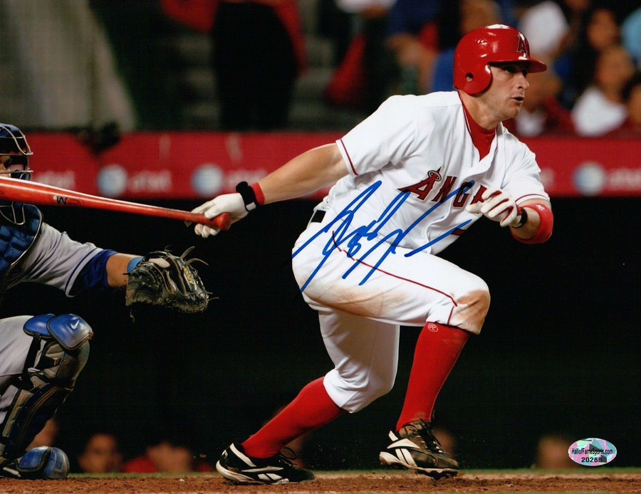 Reggie Willits Signed 8X10 Photo Autograph Anaheim Angels Home Swing Auto COA
