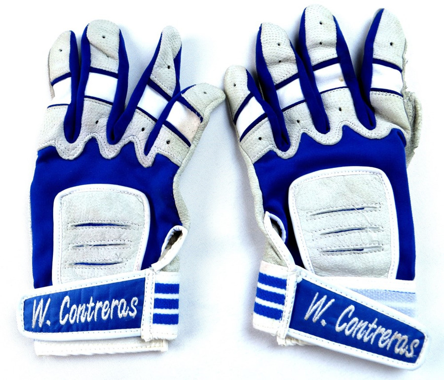 Willson Contreras Unsigned Game Used Batting Gloves Chicago Cubs