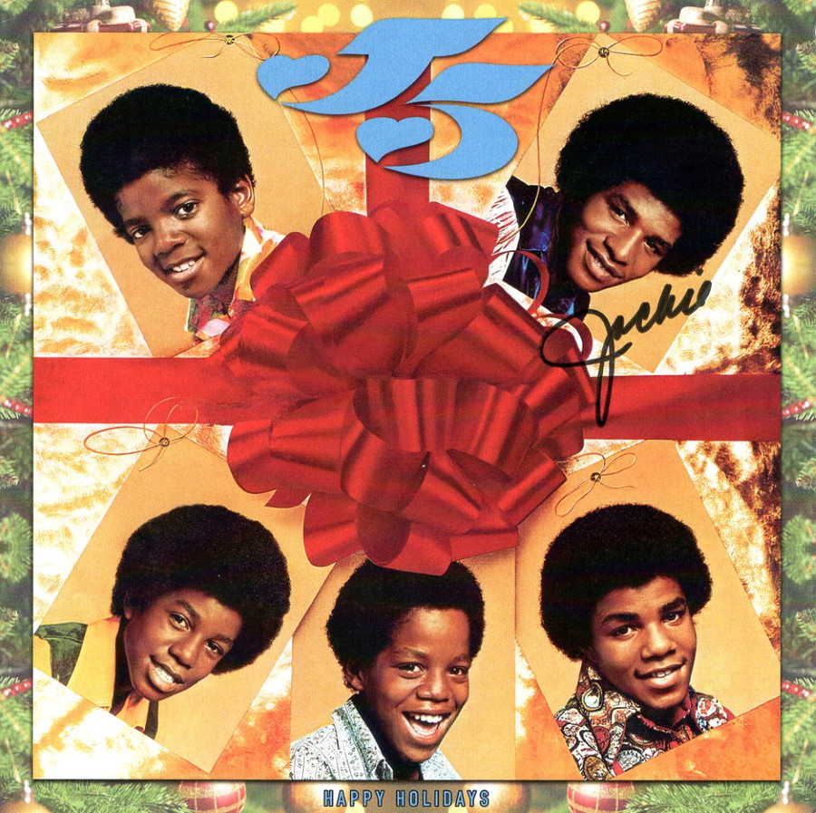 Jackson 5 Autographed Christmas Card Marlon Jermaine Tito Jackie JSA AI98986