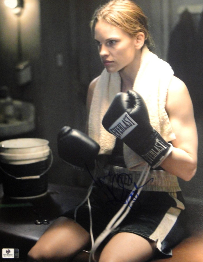 Hilary Swank Hand Signed Autographed 11x14 Photo Million Dollar Baby JSA U16284