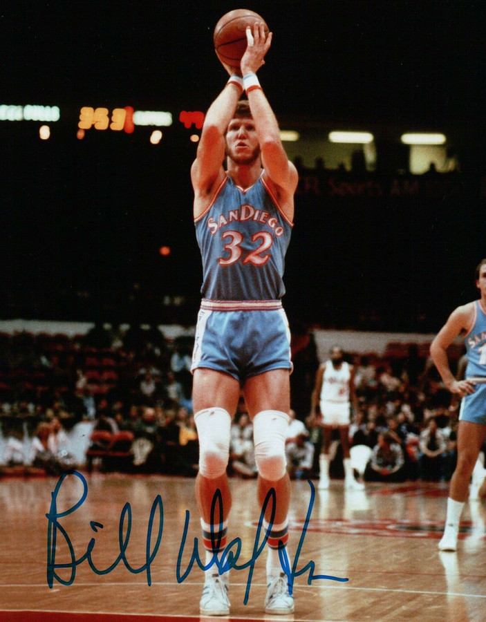 Bill Walton Signed 8X10 Autograph Photo San Diego Clippers Free Throw Auto COA
