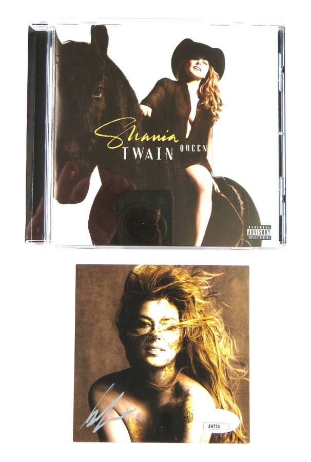 Shania Twain Signed Autographed CD Insert Queen of Me w/CD JSA COA
