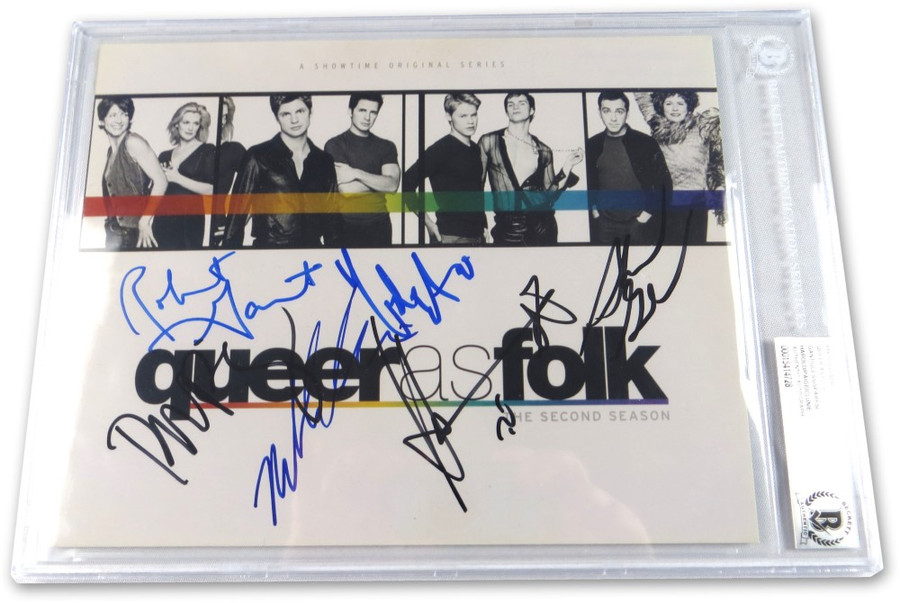 Queer as Folk Cast Signed Autographed 8X10 Photo Gant Sparks Gless BAS Beckett