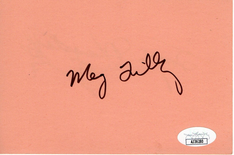 Meg Tilly Signed Autographed Index Card Psycho II The Big Chill JSA AJ36280