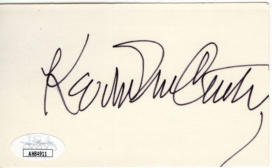 Kevin McCarthy Signed Autographed Index Card Invasion Body Snatchers JSA AH84911