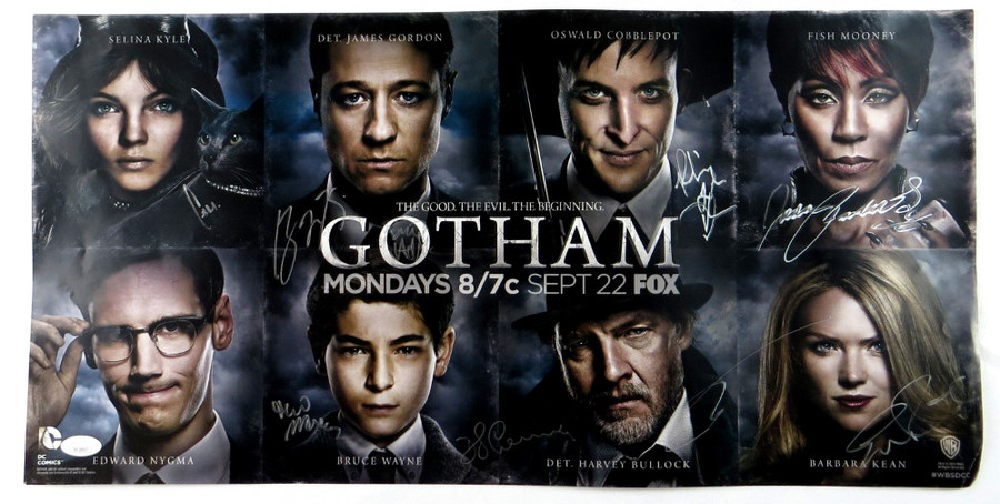 Gotham Cast Signed Autographed 11X23 Poster McKenzie Pinkett-Smith JSA XX29937