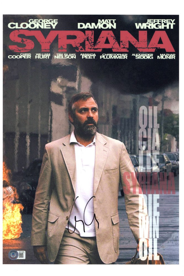 George Clooney Signed Autographed 11X17 Photo Syriana BAS BH013508