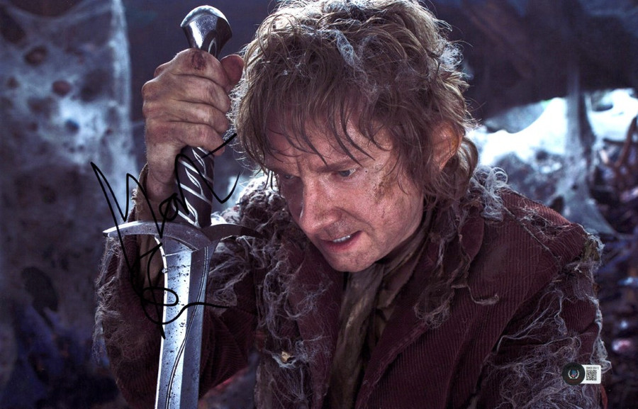 Martin Freeman Signed Autographed 11X17 Photo The Hobbit Bilbo BAS BH013511