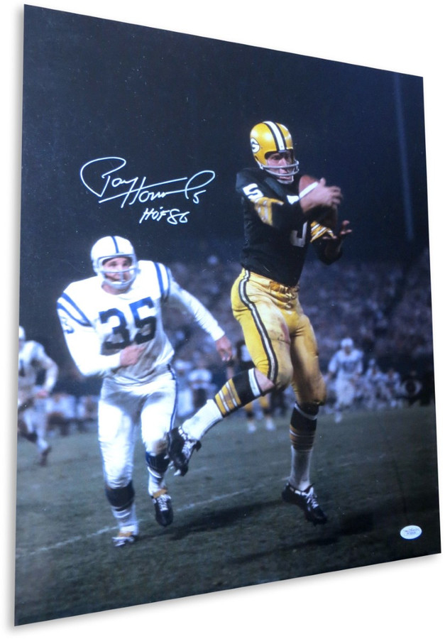 Paul Hornung Signed Autographed 16X20 Photo Packers "HOF 86" JSA W186438