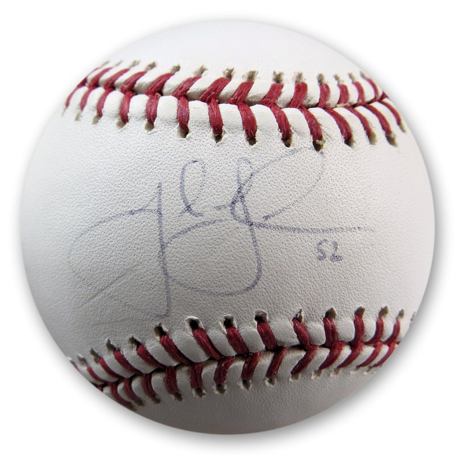 Josh Lindblom Signed Autographed Baseball Los Angeles Dodgers JSA AJ82874