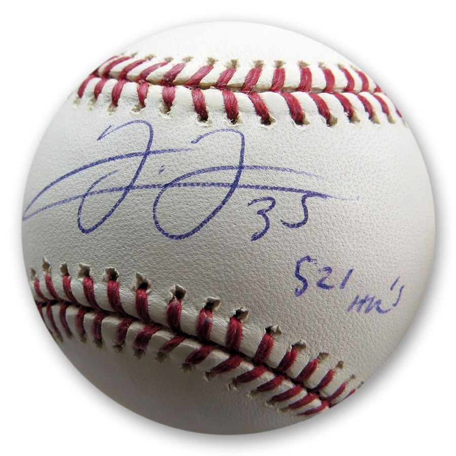 Frank Thomas Autograph Baseball In Display