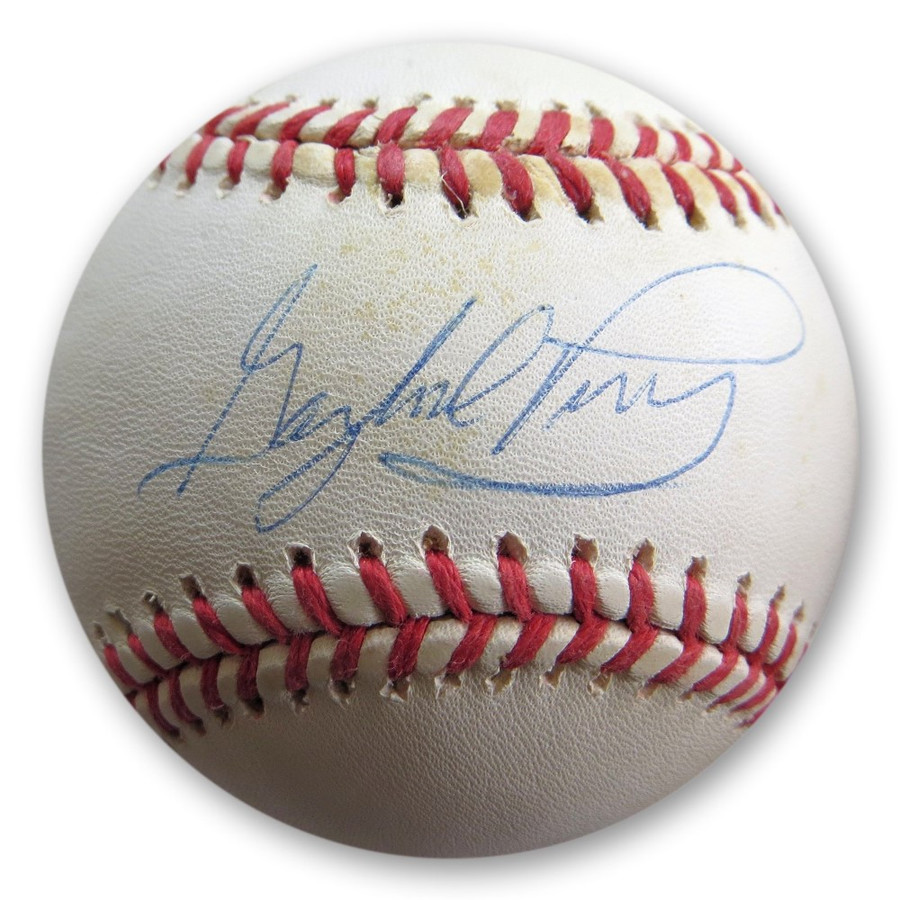 Gaylord Perry Signed Autographed AL Baseball Rangers Indians Yankees JSA AJ82614