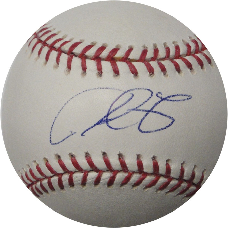 Cliff Floyd Hand Signed Autographed Major League Baseball Blue Ink