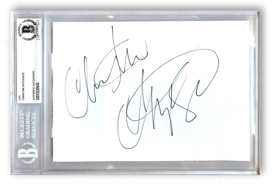 Christina Applegate Signed Autograph Cut Signature Married with Children BAS 949
