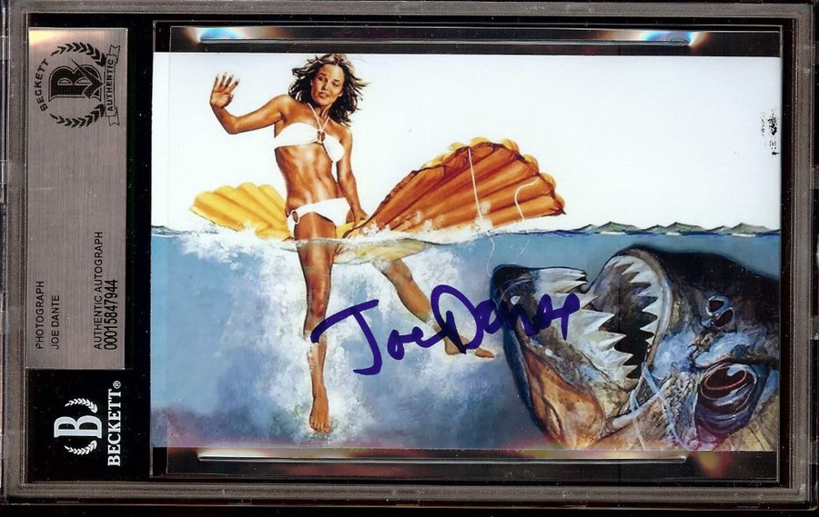 Joe Dante Signed Autographed Magazine Photo Piranha BAS 7944