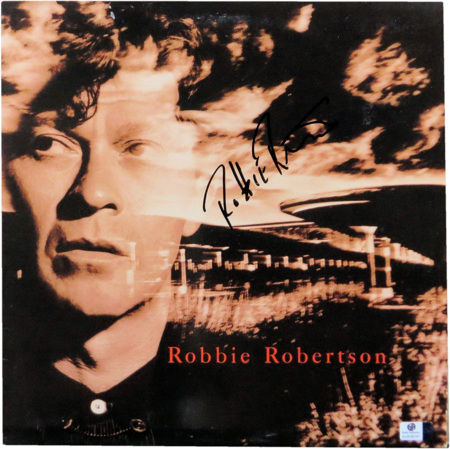 Robbie Robertson Signed Autographed Album Cover Self Titled GV838747