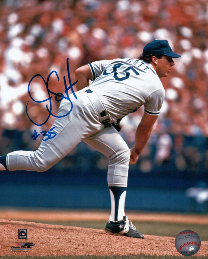 Jim Gott Signed 8X10 Photo Autograph Los Angeles Dodgers Pitching Auto w/COA