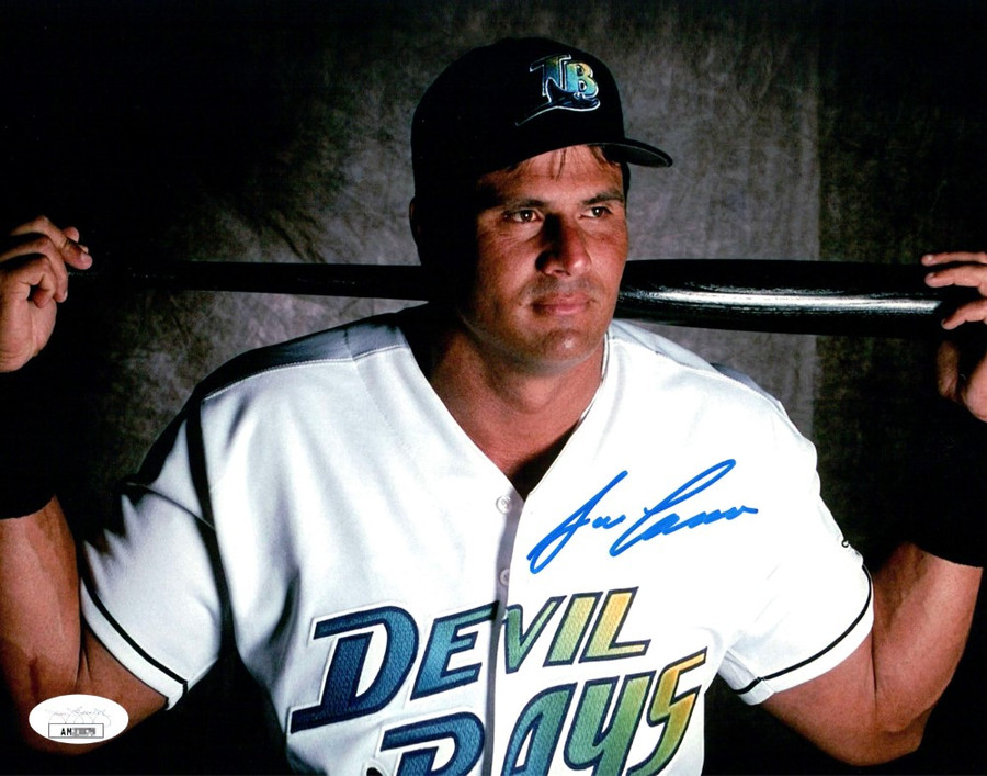 Jose Canseco Signed Autographed 8X10 Photo Tampa Bay Devil Rays Pose JSA