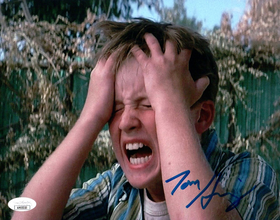 Tom Guiry Signed Autographed 8X10 Photo Sandlot Scotty Smalls Hands on Face JSA