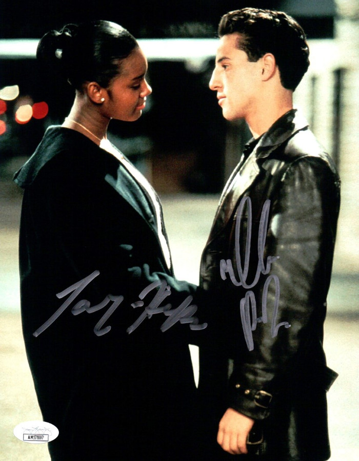 Lillo Brancato Taral Hicks Signed Autographed 8X10 Photo A Bronx Tale On Set JSA