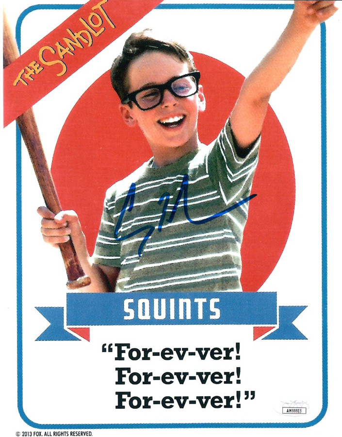 Chauncey Leopardi Signed Autographed 8X10 Photo The Sandlot Squints Quote JSA