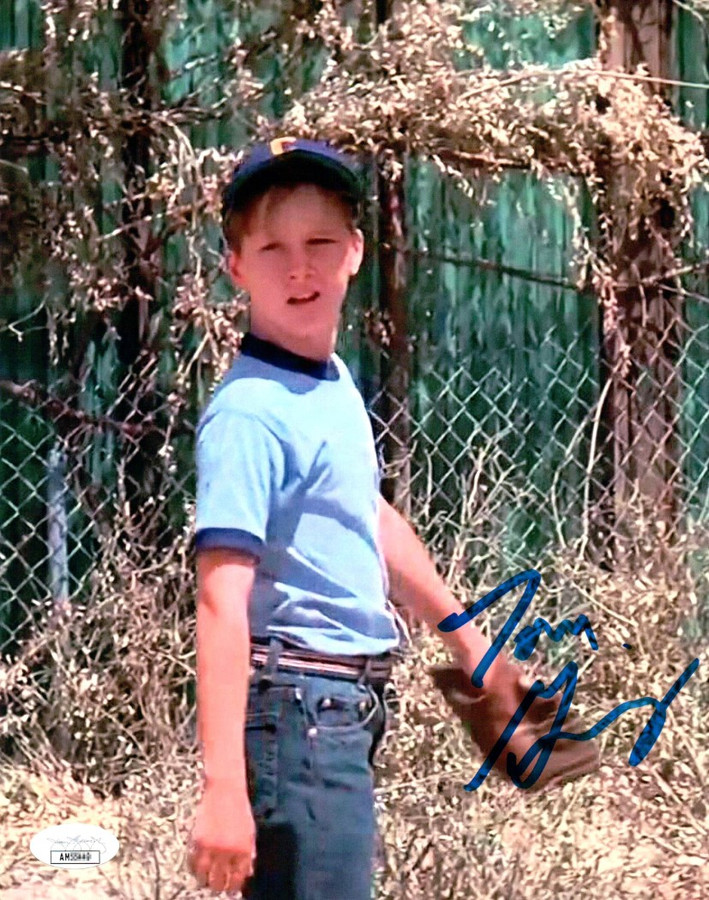 Tom Guiry Signed Autographed 8X10 Photo The Sandlot Smalls Chainlink Fence JSA