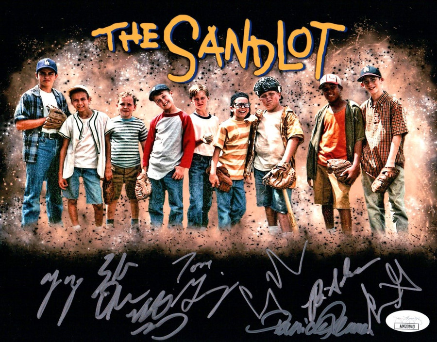 The Sandlot Cast Signed Autographed 8X10 Photo Renna York Leopardi 8 Sigs JSA