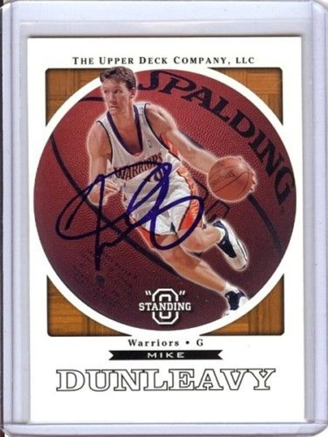 Mike Dunleavy 02-03 Ud Standing "O" Card Auto Autograph