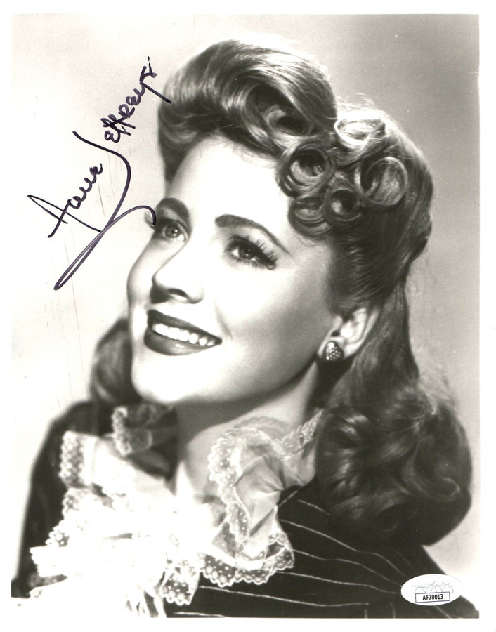 Anne Jeffreys Signed Autographed 8X10 Photo Topper Actress JSA AF70013