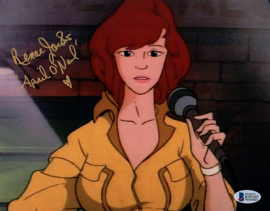 Renae Jacobs Signed Autographed 8X10 Photo TMNT "April O'Neil" Left BAS