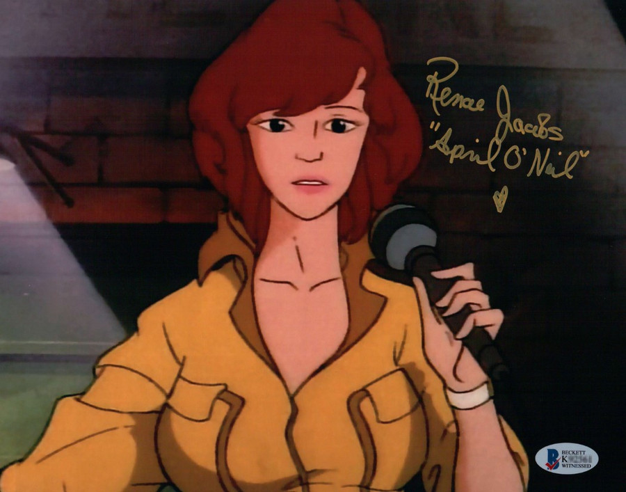 Renae Jacobs Signed Autographed 8X10 Photo TMNT "April O'Neil" Right BAS