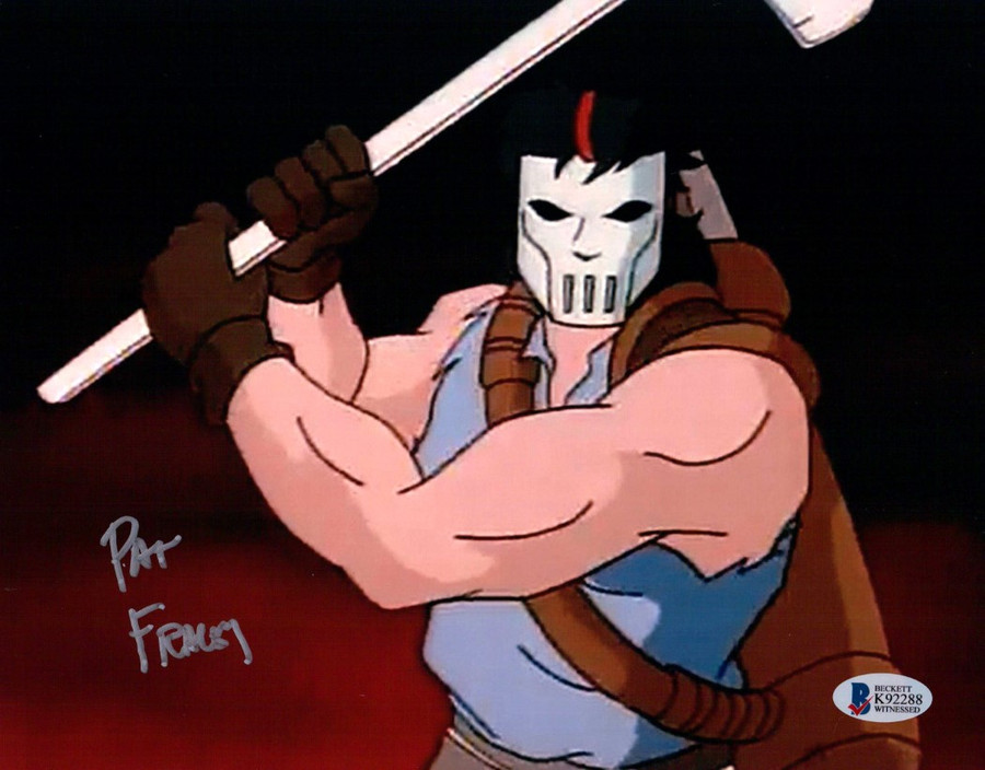 Pat Fraley Signed Autographed 8X10 Photo TMNT Casey Jones Voice BAS K92288