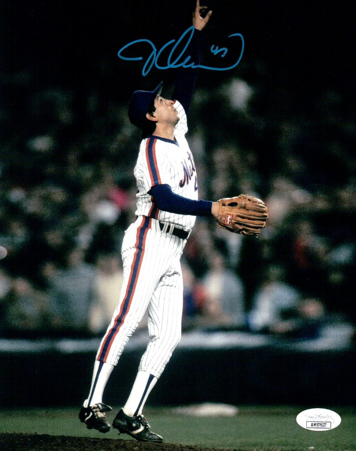 Jesse Orosco Signed Autographed 8X10 Photo New York Mets Fly Ball Point JSA