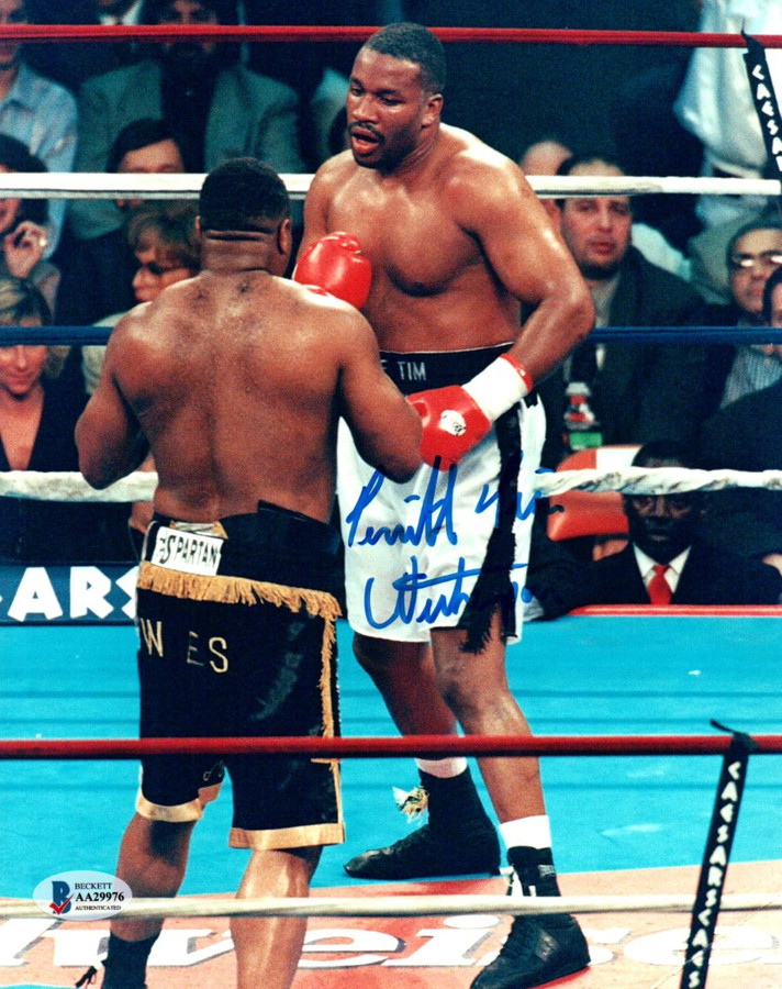 Terrible Tim Witherspoon Signed Autographed 8X10 Photo Caesars Match BAS AA29976