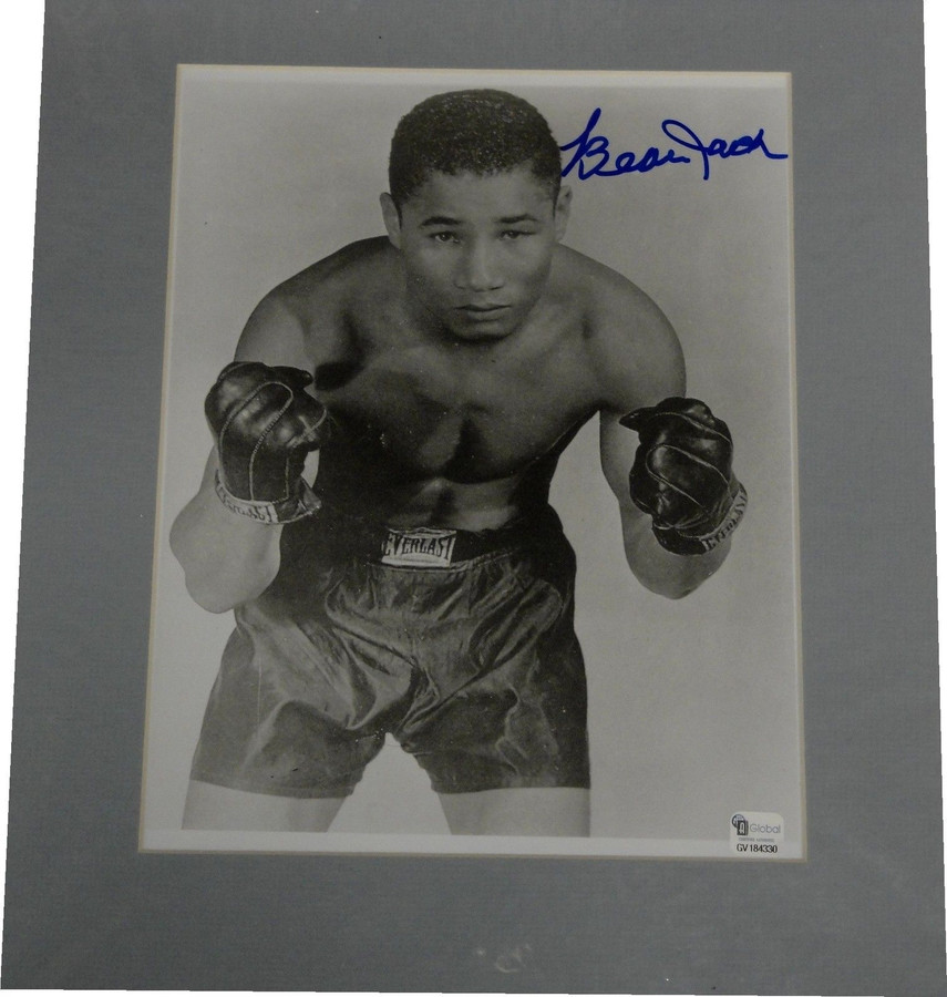 Beau Jack Hand Signed Autograph 8x10 Custom Matted Photo GA COA Hands Up