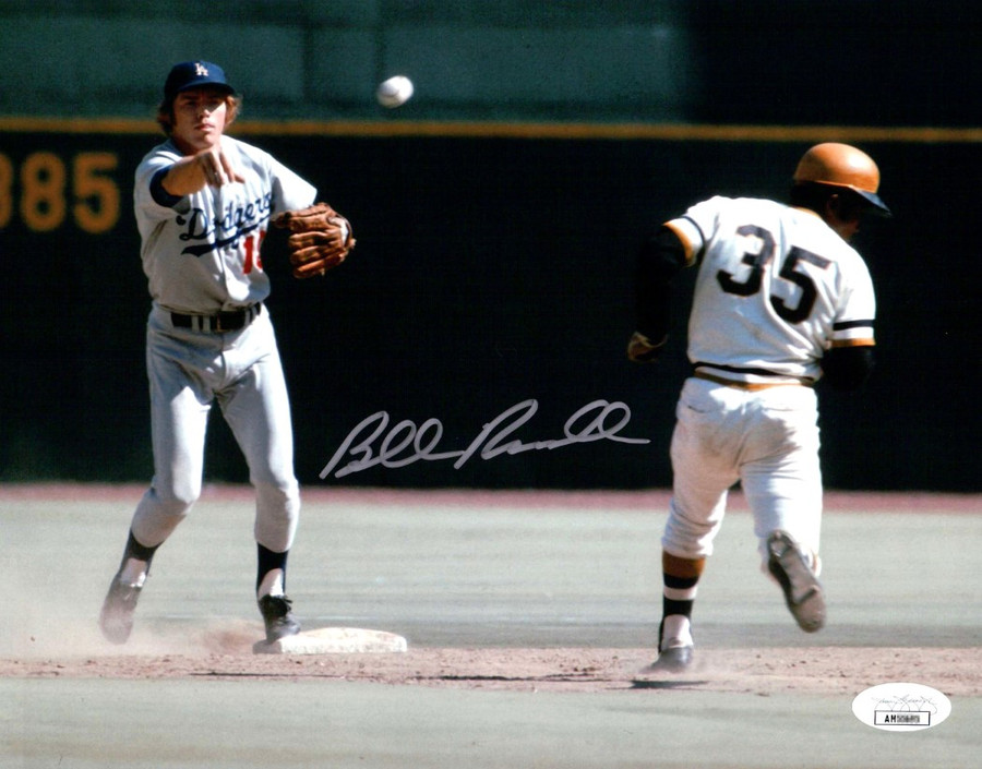 Bill Russell Signed Autographed 8X10 Photo Los Angeles Dodgers Turning Two JSA