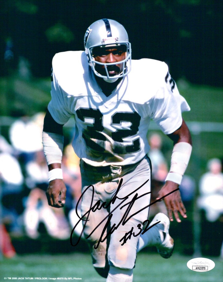 Jack Tatum Signed Autographed 8X10 Photo Oakland Raiders Running #32 JSA AM23570