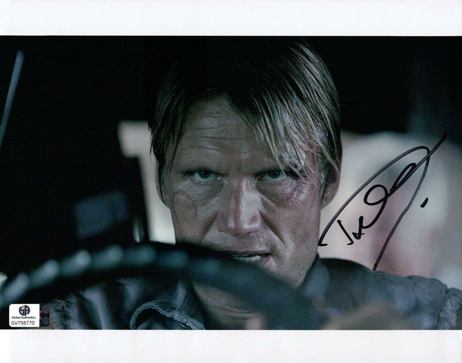 Dolph Lundgren Hand Signed Autographed 8x10 Photo Rocky Expendables GA 758770