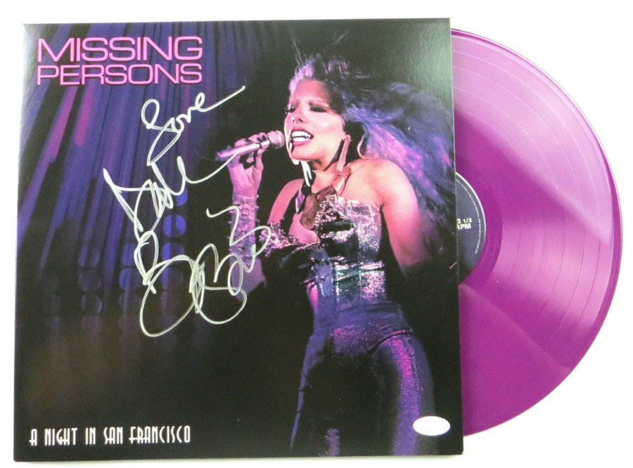Dale Bozzio Signed Autographed Record Album Cover Missing Persons